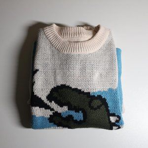 Dinosaur Knit Sweater